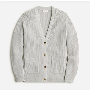JCrew cotton blend V neck Cardigan